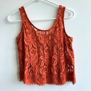 Lacey crop top